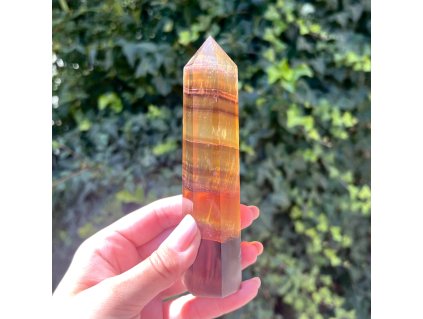 Fluorit obelisk #36  14 cm