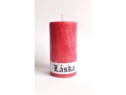 Svíčka Láska červená
