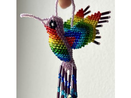 Kolibřík z korálků