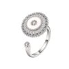 Antistresový prsten Grand ve stříbrné barvě  nastavitelná velikost, nerezová ocel