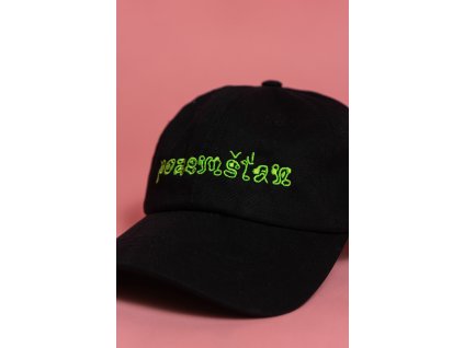 Kšiltovka "pozemšťan" černá