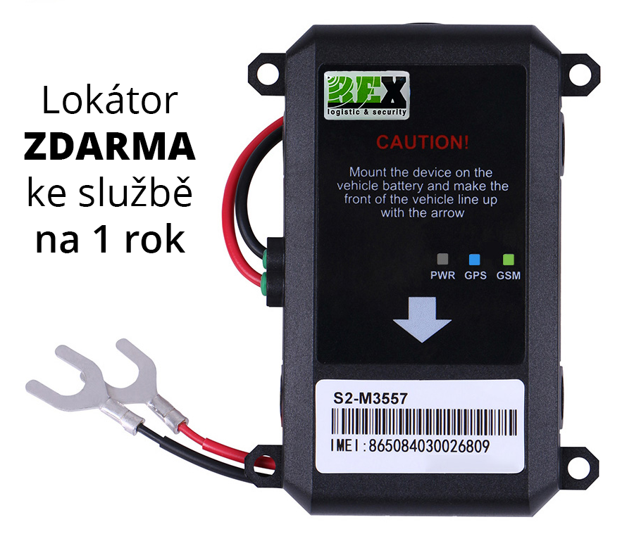 REX GPS lokátor zdarma