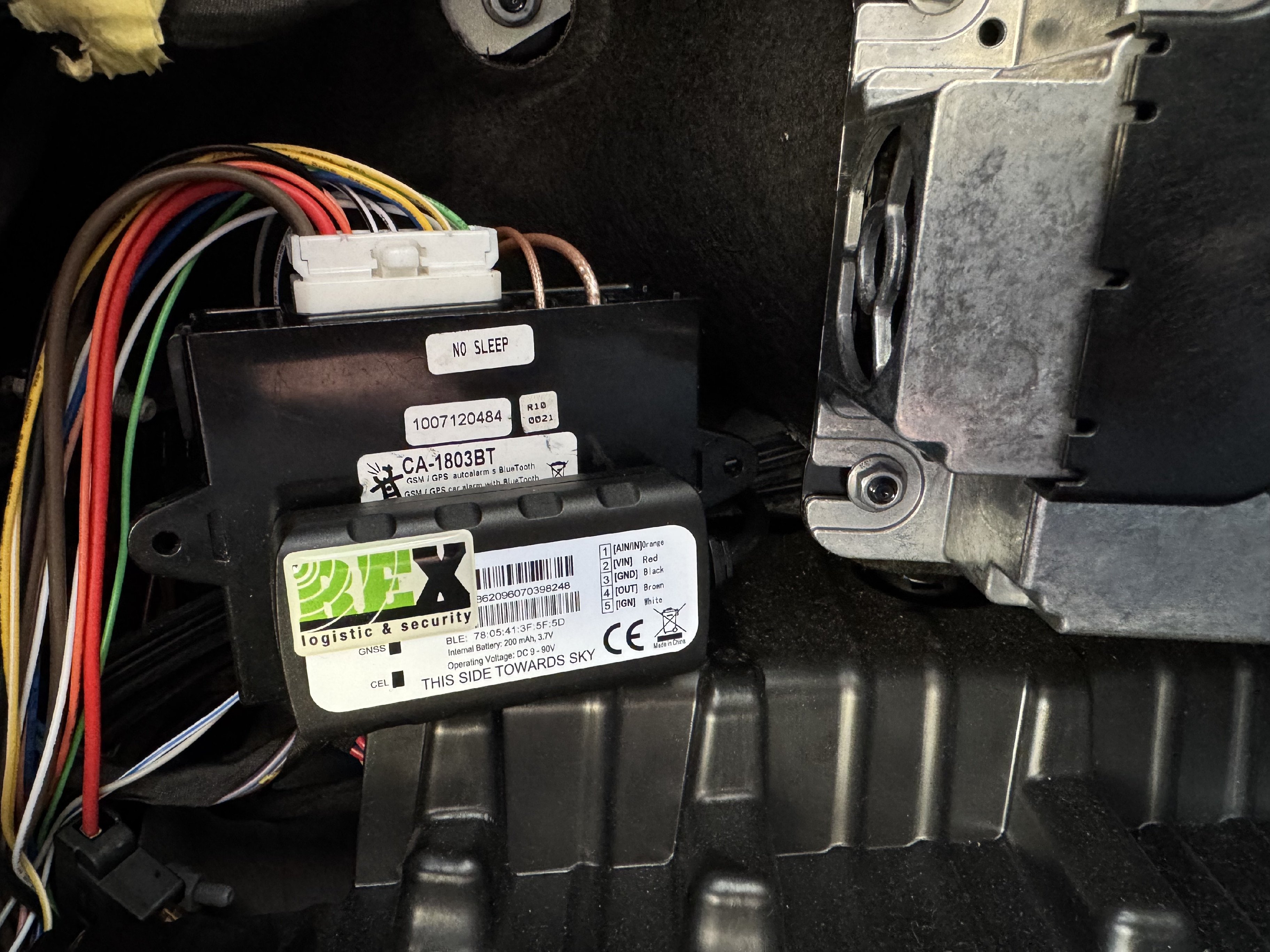 4G modul pro CA 2103 Služba: Aktivní střežení GPS + kompletní sledování