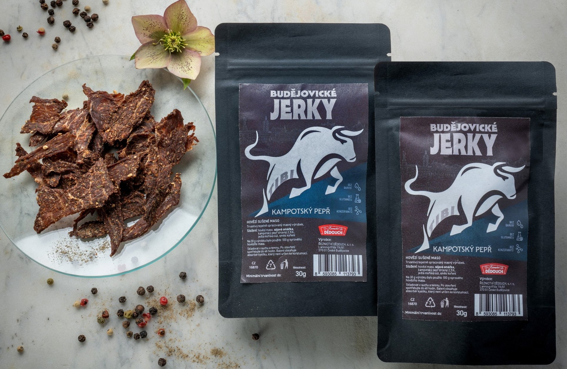 Budějovické Jerky-nutriční složení, které vítězí!