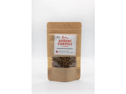 sušení červíci chilli