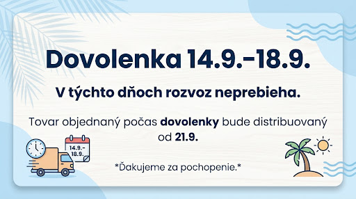 DOVOLENKA 14.9 AZ 18.9.2026