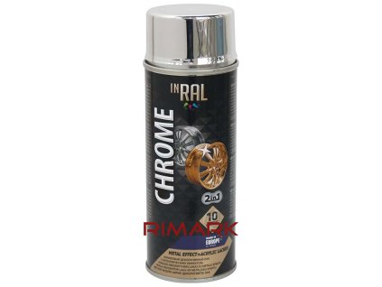 INRAL CHROME sprej striebro