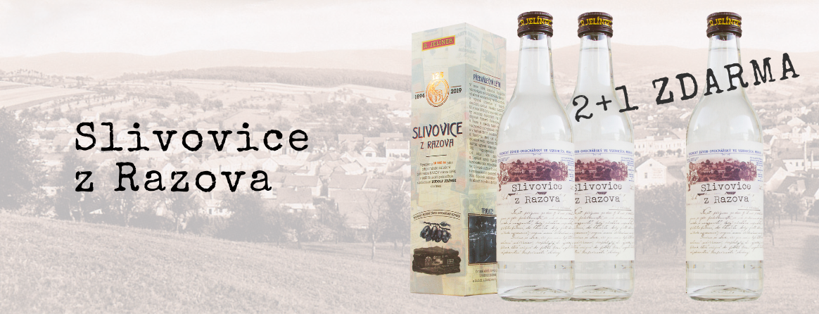 Slivovice z Razova 2+1 zdarma