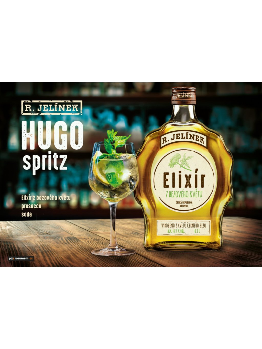 Hugo Spritz koktejl