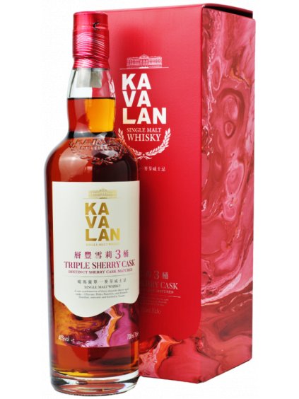 Kavalan Triple Sherry Cask 40% 0,7l