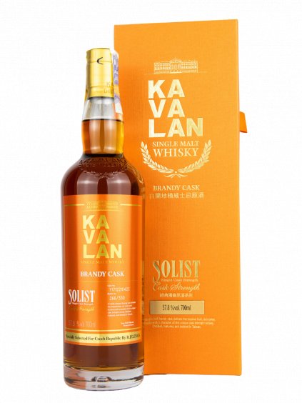 Kavalan Solist Brandy Cask Strength 58,6% 0,7l