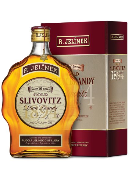 Gold Slivovitz kosher 10yo 50% 0,7l