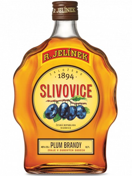 Slivovice R. JELÍNEK zlatá 45 % 0,7l