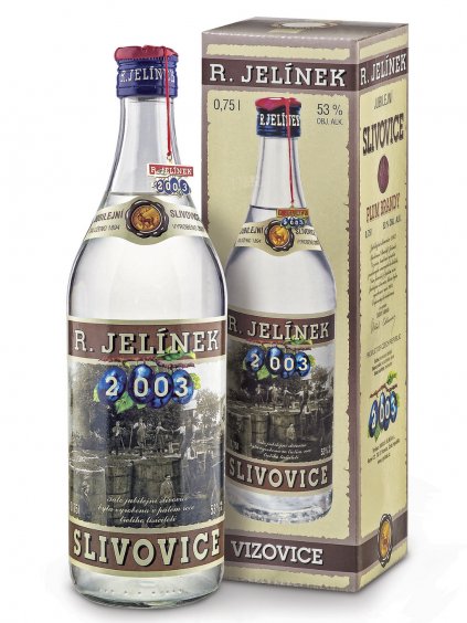 Jubilejní slivovice 2003 53% 0,75l