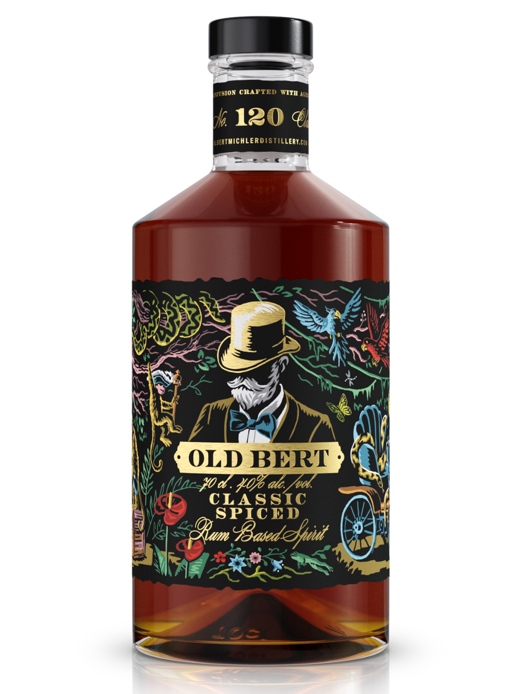 Albert Michler Distillery Old Bert 0,7L 40% (holá láhev)