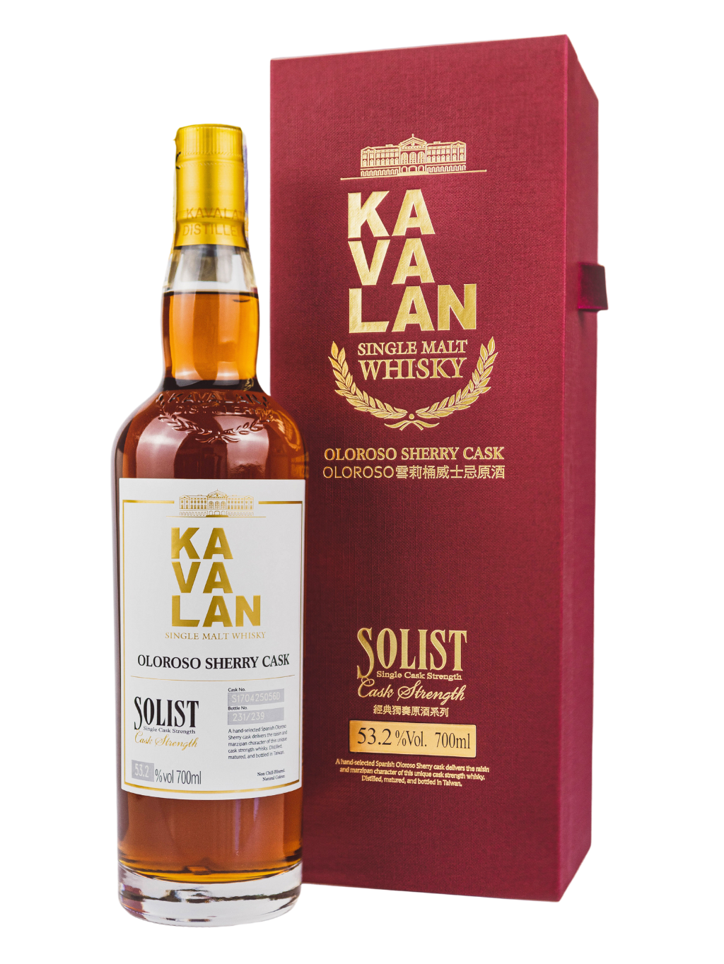 Kavalan Solist Sherry 53,2% 0,7l