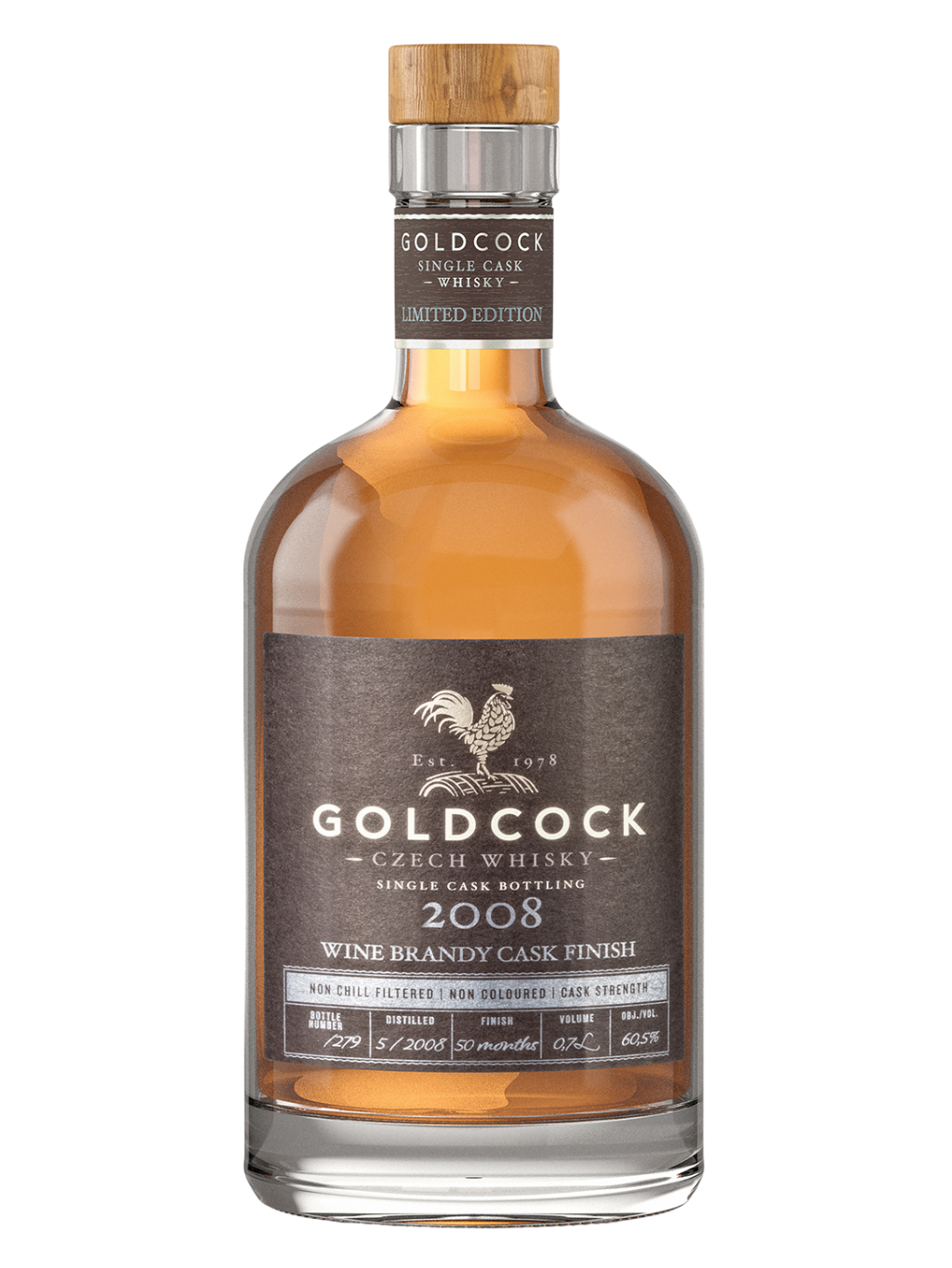 Gold Cock 2008 Coffee Rum Finish 62,7% 0,7l (karton)