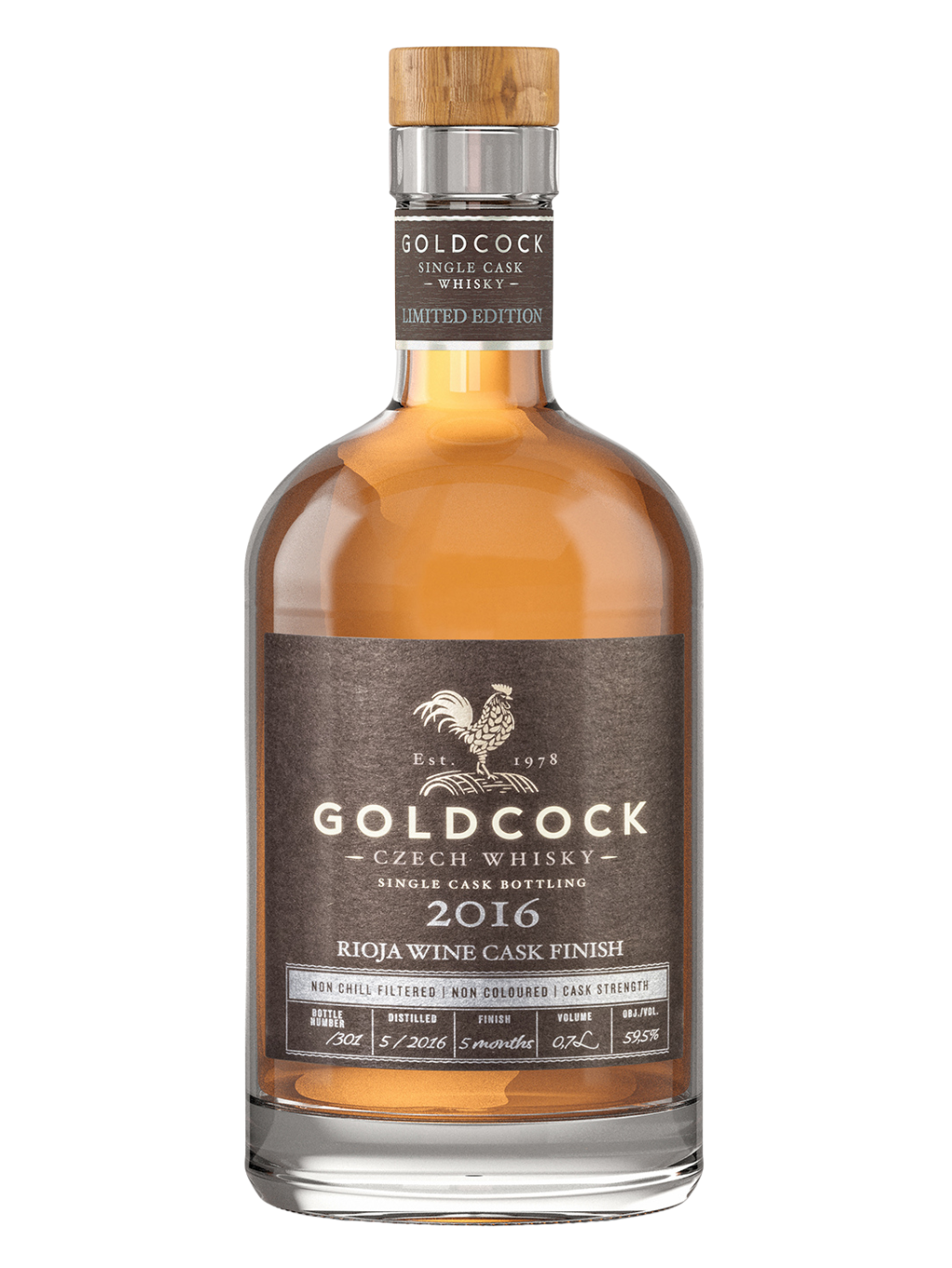 Gold Cock 2016 Rioja Cask Finish 59,5% 0,7l (karton)