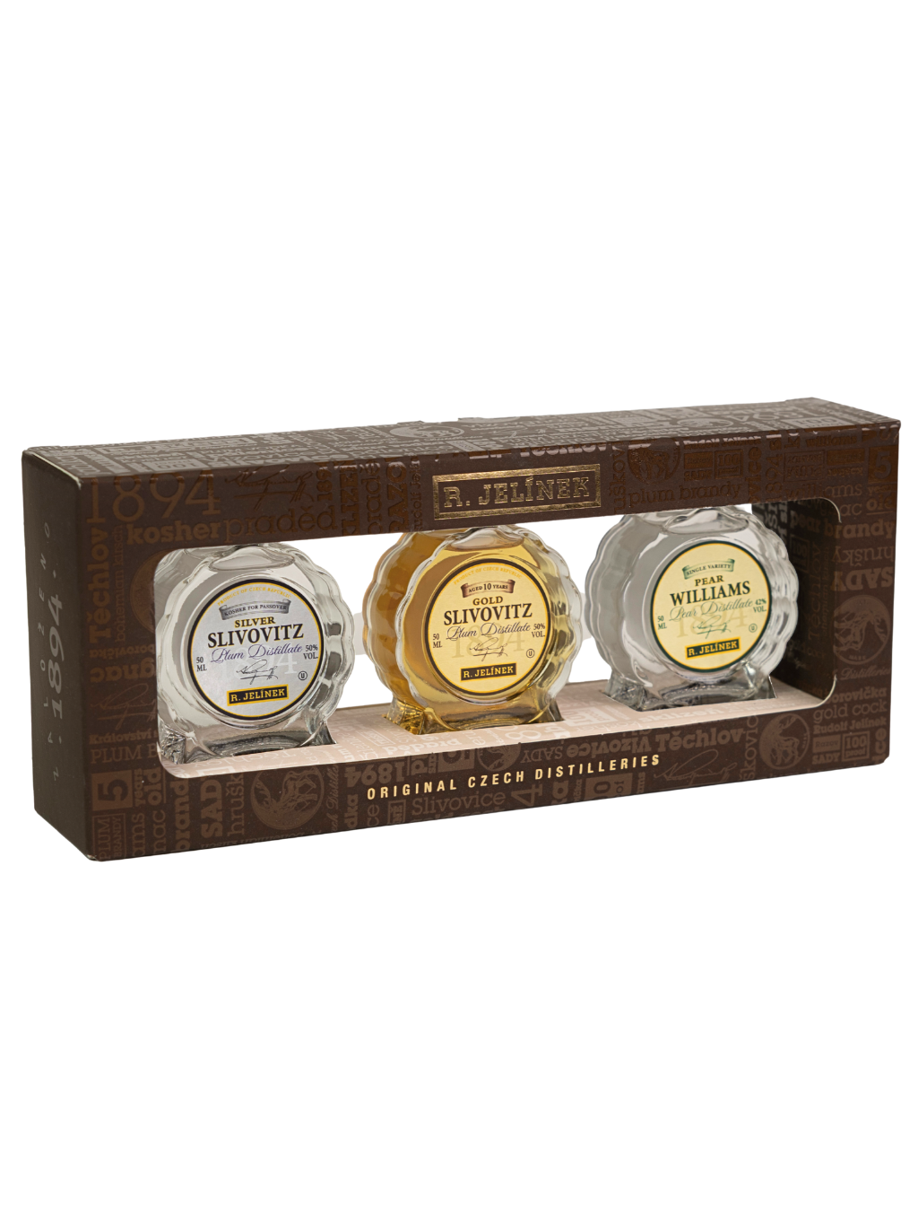 R. JELÍNEK Dárková sada kosher miniatur 3x 0,05l
