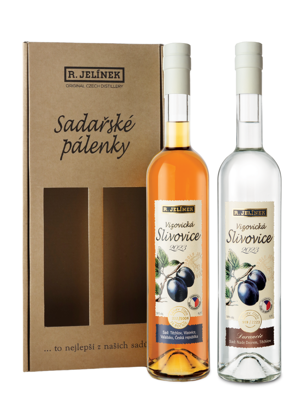 R. JELÍNEK Dárkové balení Vizovické slivovice 2023