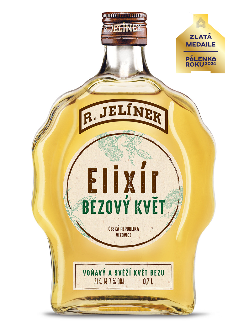 Elixír z bezového květu 0,7l 14,7%