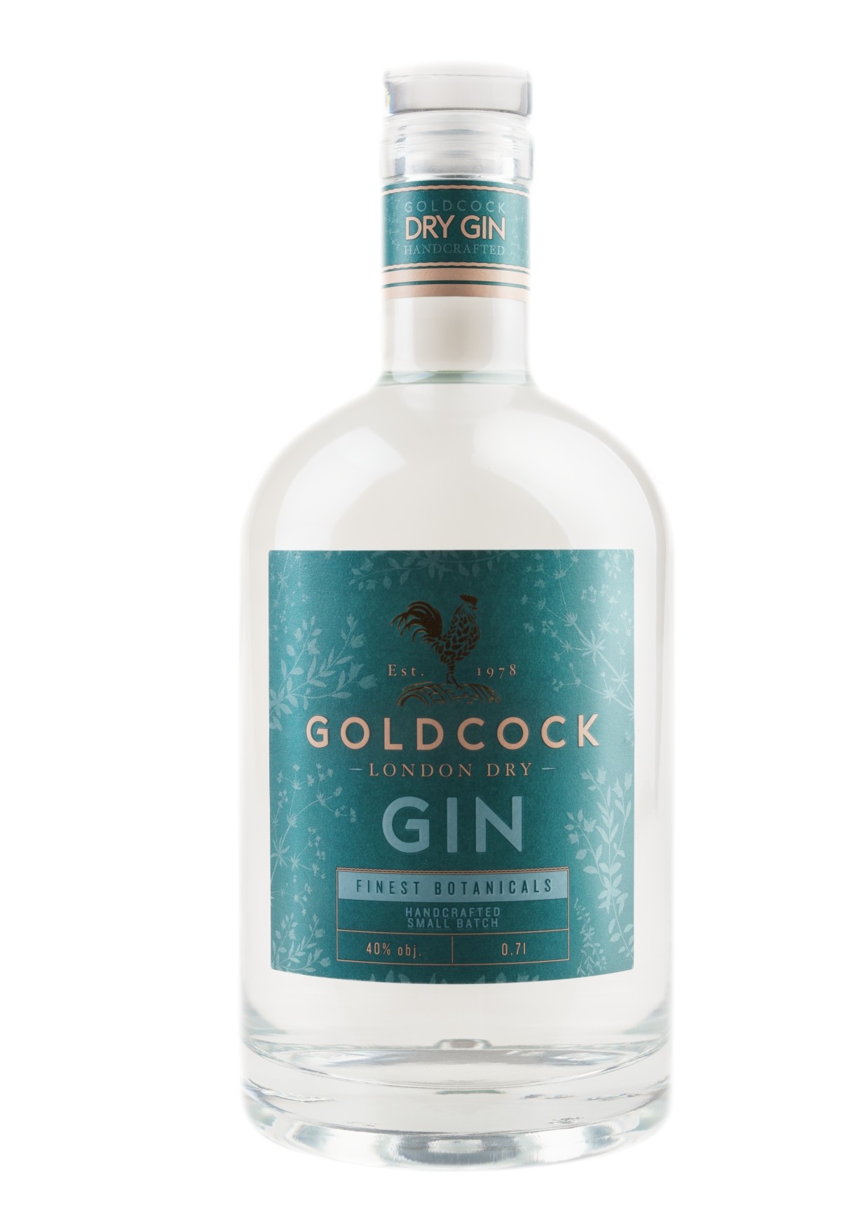 Gin Gold Cock 40% 0,7l (holá láhev)
