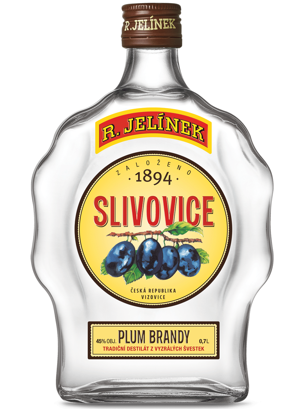 Levně Slivovice R. JELÍNEK 45% 0,7l