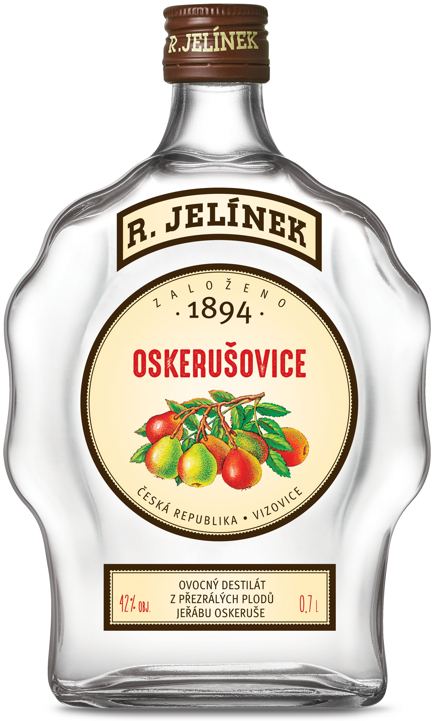 R. JELÍNEK Oskerušovice 42% 0,7l