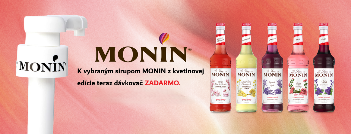 MONIN kvetinová edícia teraz s dávkovačom zadarmo