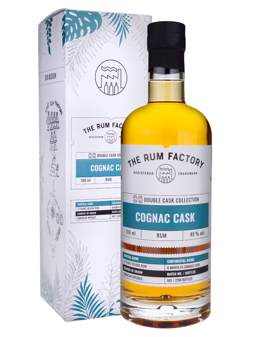The Rum Factory Cognac Cask 45% 0,7l