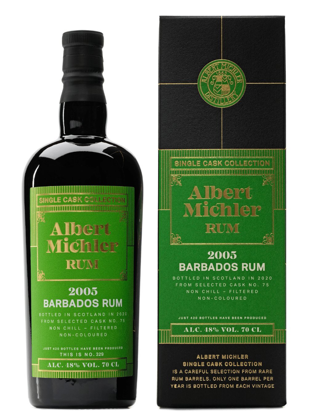 A. Michler Single Cask Barbados 2005 + Lazy Dodo Single Estate Rum