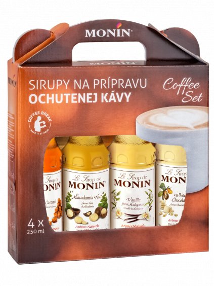 Monin darčekové balenie káva 4x 0,25l