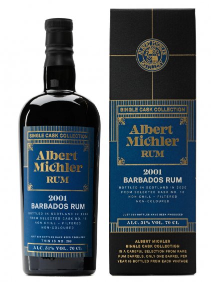 Albert Michler Single Cask Barbados 2001 51% 0,7l