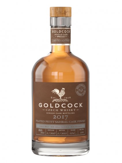 GOLDCOCK 2017 Peated Petit Sahral Cask Finish 50% 0,7l