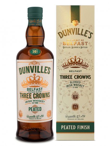 Dunville’s Three Crowns Peated 43,5% 0,7l