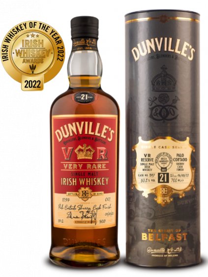 Dunville’s Palo Cortado 21 Year Single Malt Cask 1197 53,2% 0,7l