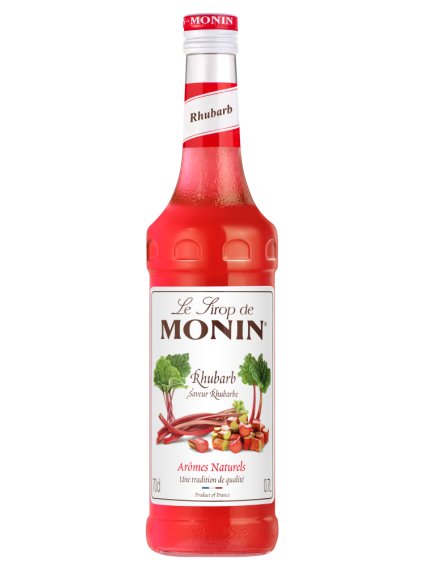 monin sirup rebarbora rhubarb 0 7l 207393 0