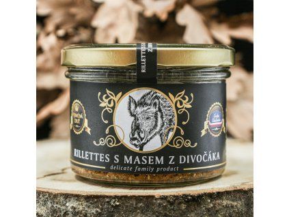Rillettes s masem z divočáka