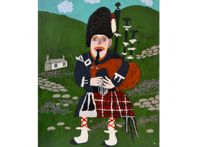 Plakát "Skotský dudák"