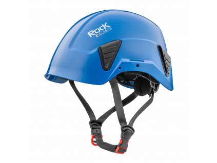 ROOFIX eq: Pracovní přilba s podbradním páskem pro práci ve výškách - modrá
