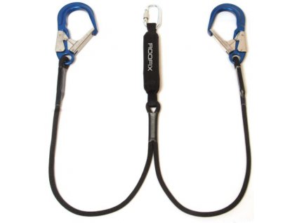 ROOFIX eq: Dvojitý lanyard 2xM53AL – tlumič pádu – M10S