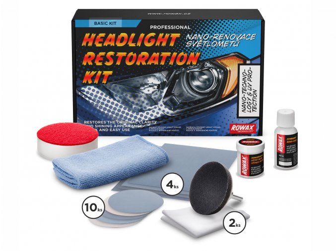 Sada na renovaci světlometů Rowax Basic