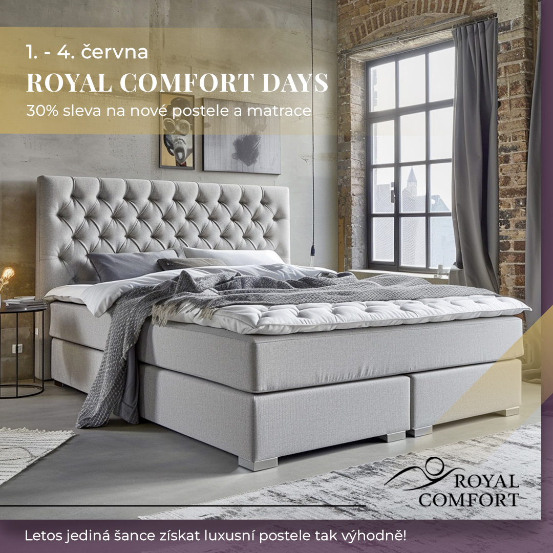 Royal Comfort Days: Sen o dokonalém spánku se stává skutečností!