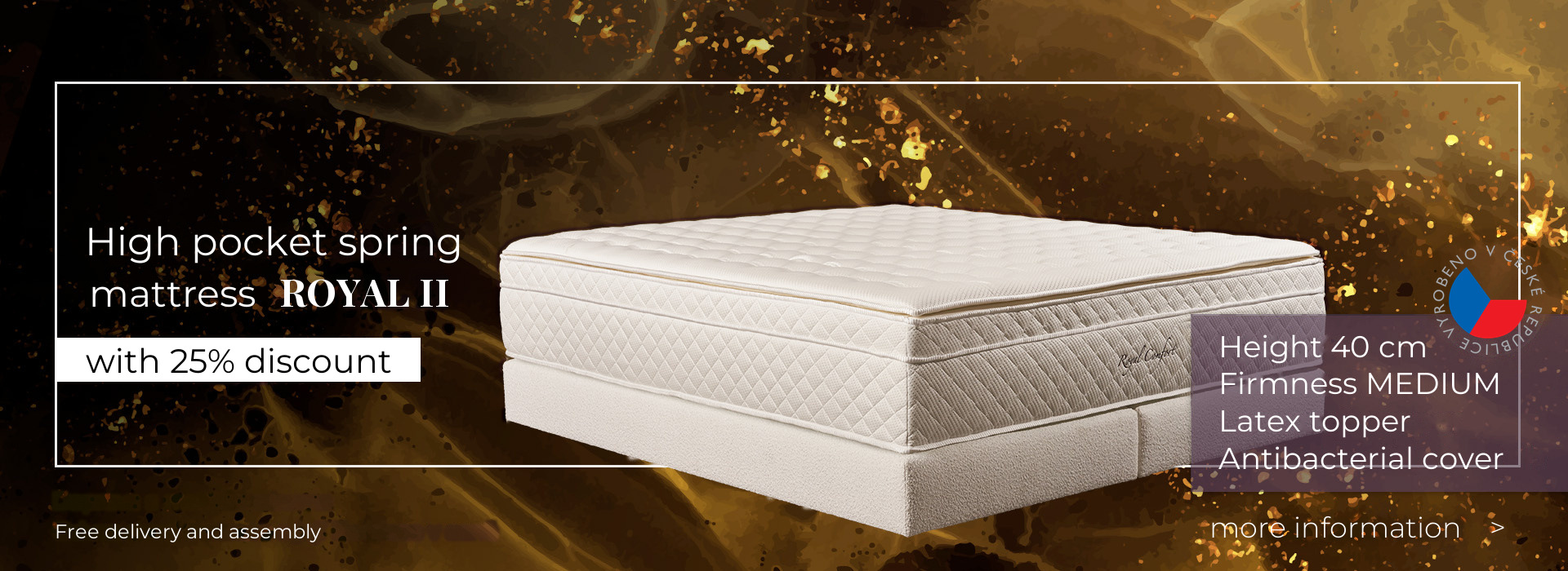 Luxury mattress ROYAL II