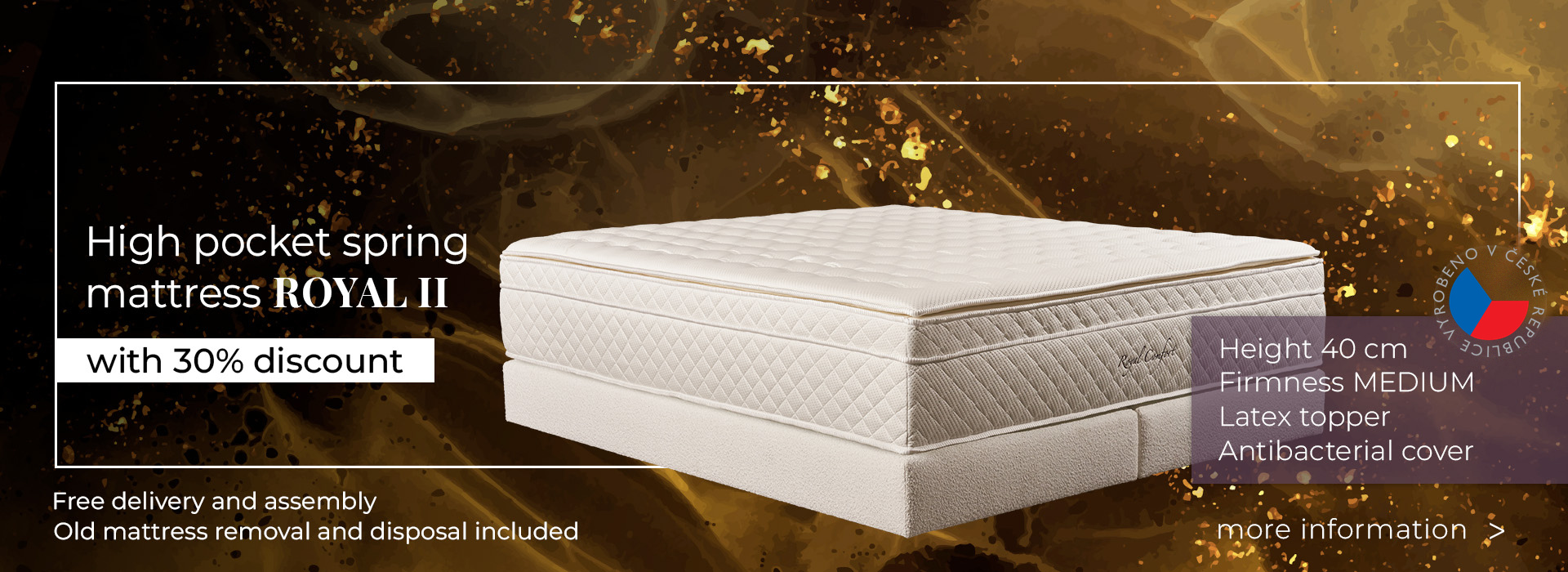 Luxury mattress ROYAL II