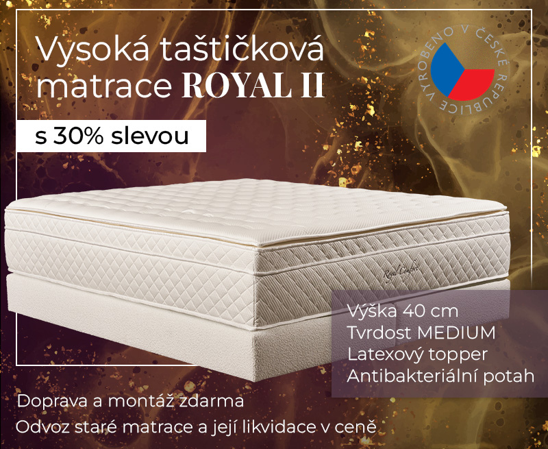 Luxusní vysoká matrace ROYAL II.