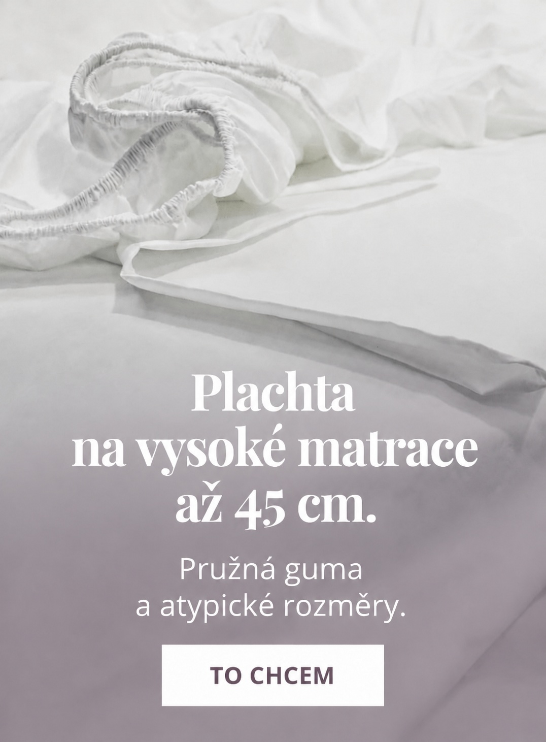 Plachta pre vysoké matrace