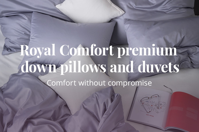 Premium down pillows and duvets