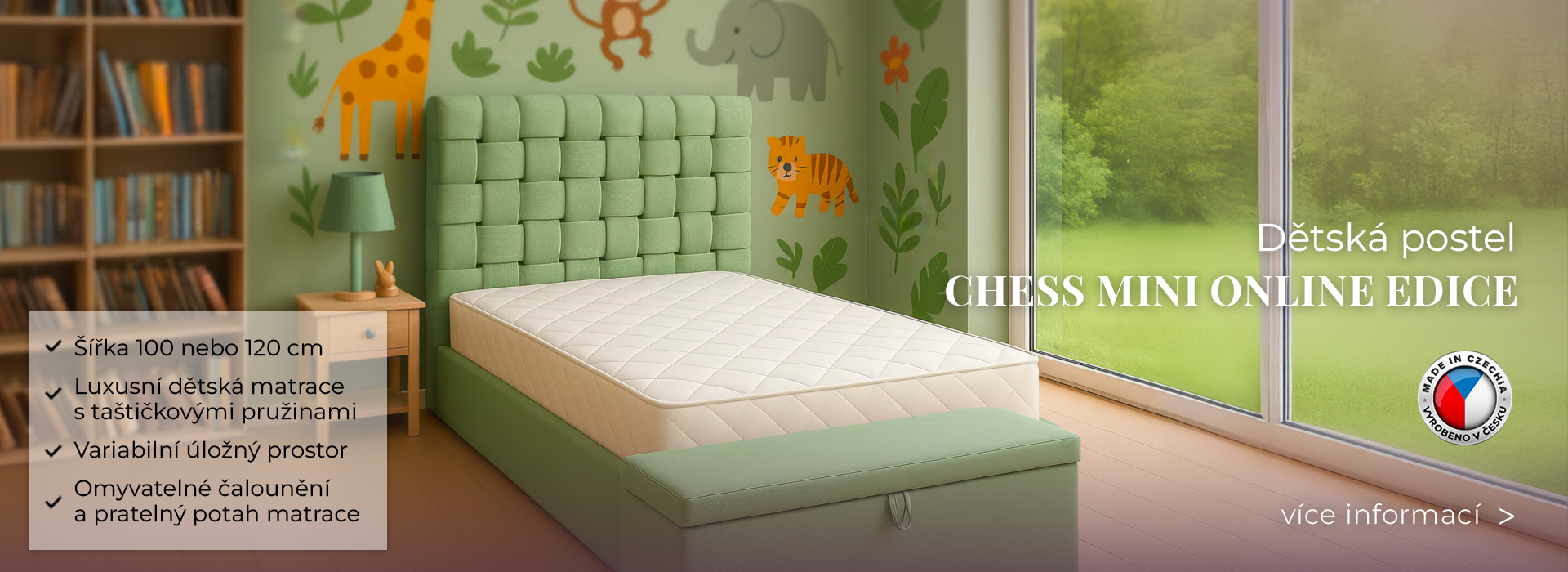 Dětská postel CHESS CZ