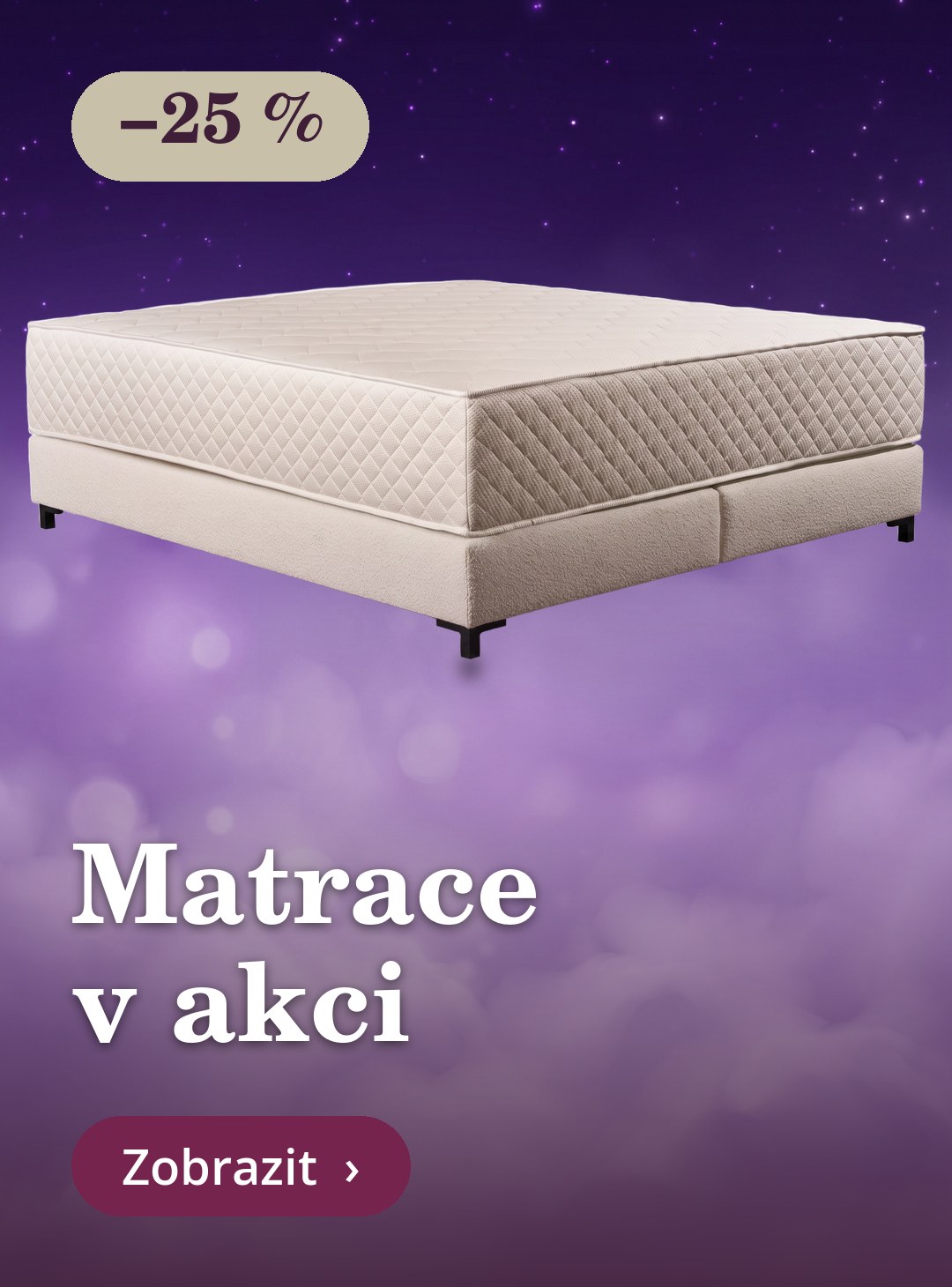 Matrace v akci – sleva 25 %